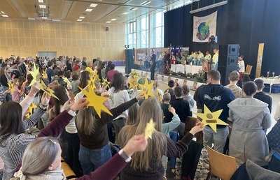 Super Stimmung beim Sternsingerfest der Katholischen Kirche Steiermark in Fehring.