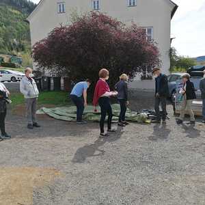 Nachträgliche Geschenksüberreichung zur Jubiläumsfeier